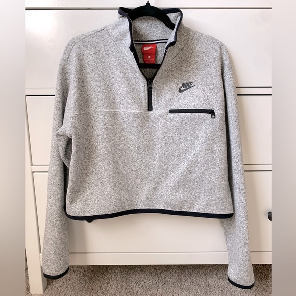 Nike long sleeve top half zip womens L - Picture 1 of 3